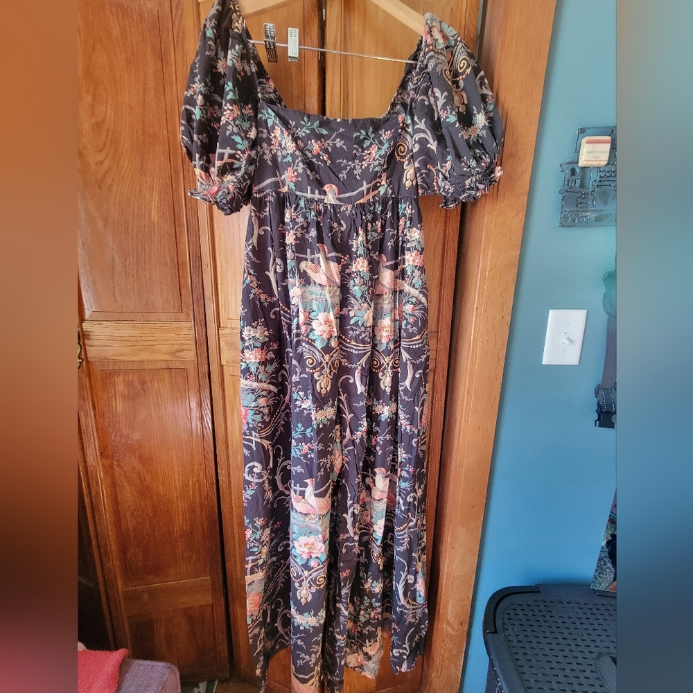 Selkie Black Floral Jumpsuit - Picture 3 of 4